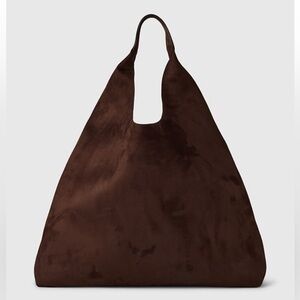 GAP Chocolate Brown Suede Tote